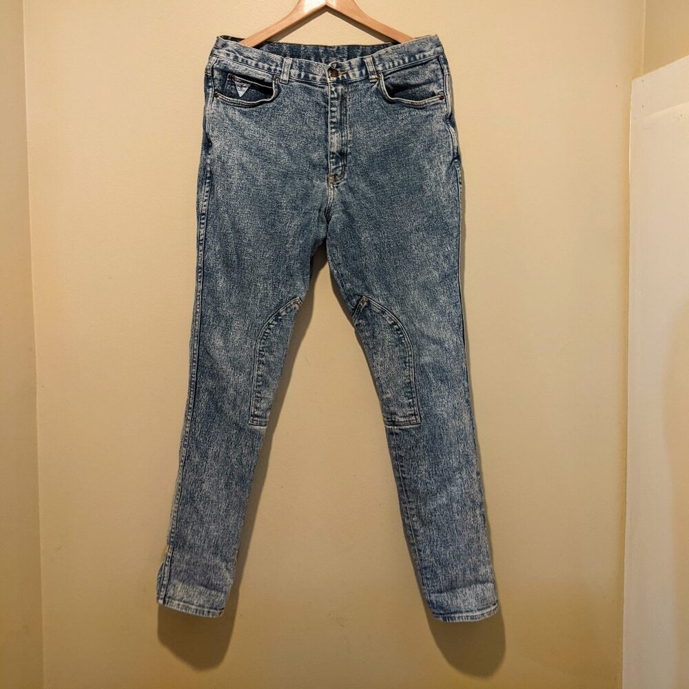 Miller’s Vintage Riding Jeans Western Cow girl Equestrian Blue Washed Denim 32